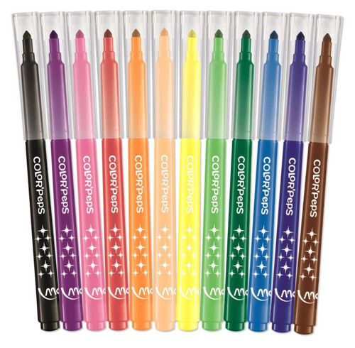 Купить Фломастеры Maped COLOR'PEPS LONG LIFE,3хгр.пиш.узел,смываем,12цв/наб,845020  9138132. Характеристики, отзывы и цены в Донецке