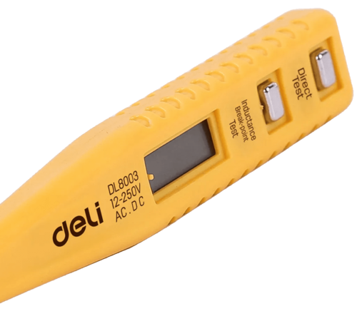 Купить Индикаторная отвертка-тестер напряжения цифровая Deli DL8003 (12-250 В)  9310972. Характеристики, отзывы и цены в Донецке