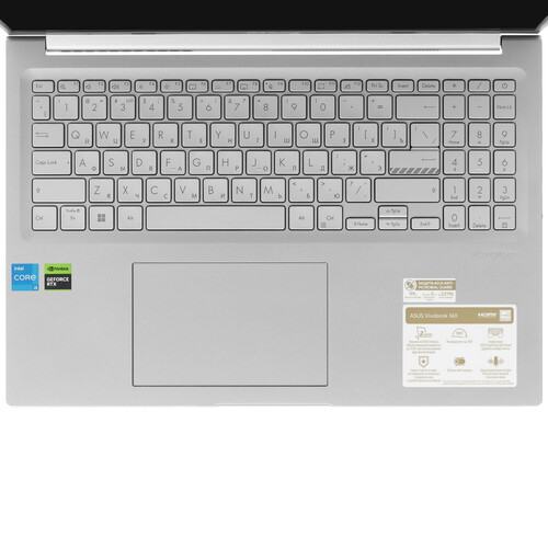 Купить 16" Ноутбук ASUS VivoBook 16X K3605ZF-RP683 серебристый  5478588. Характеристики, отзывы и цены в Донецке