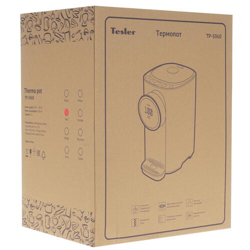 Купить Термопот TESLER TP-5060 красный  9913735. Характеристики, отзывы и цены в Донецке