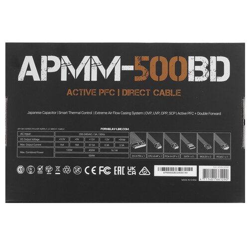Купить Блок питания Formula APMM-500BD  5614601. Характеристики, отзывы и цены в Донецке