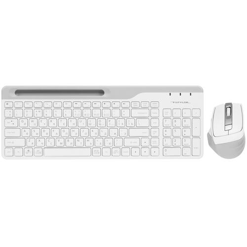 Купить Клавиатура+мышь беспроводная   A4Tech Fstyler FB2535C белый  5049211. Характеристики, отзывы и цены в Донецке