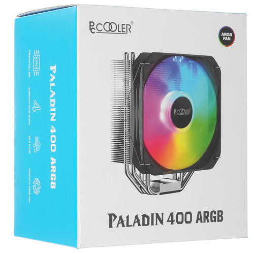 Купить Кулер для процессора PCCooler Paladin 400 ARGB  5454471. Характеристики, отзывы и цены в Донецке