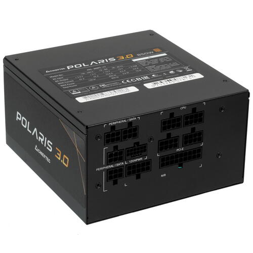 Купить Блок питания Chieftec Polaris 3.0 850W [PPS-850FC-A3] черный  5094943. Характеристики, отзывы и цены в Донецке