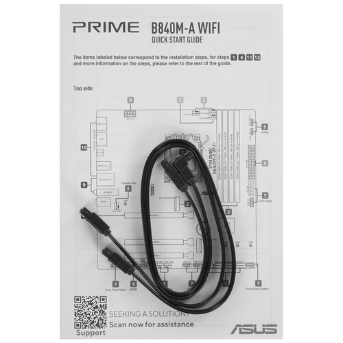 Купить Материнская плата ASUS PRIME B840M-A WIFI  5618768. Характеристики, отзывы и цены в Донецке