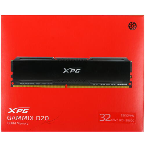 Купить Оперативная память ADATA XPG GAMMIX D20 [AX4U320032G16A-DCBK20] 64 ГБ  4847401. Характеристики, отзывы и цены в Донецке
