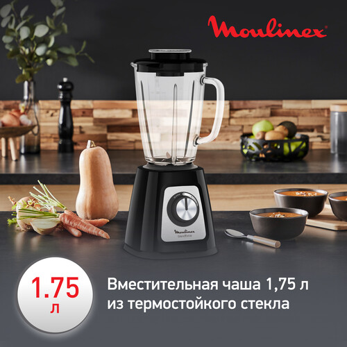 Купить Блендер стационарный Moulinex LM435810 черный  5323265. Характеристики, отзывы и цены в Донецке