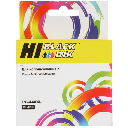 Купить Картридж Hi-Black HB-PG-440XL-Bk черный  5603341. Характеристики, отзывы и цены в Донецке