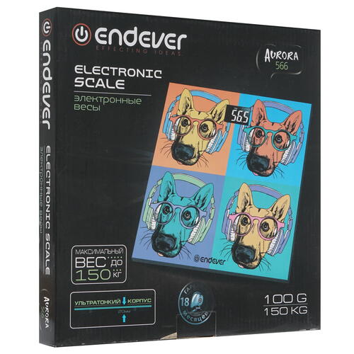 Купить Весы Endever Aurora-566 разноцветный  8139909. Характеристики, отзывы и цены в Донецке