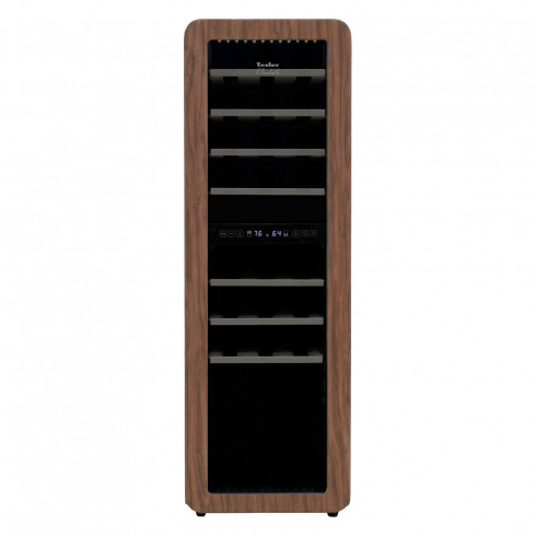 Купить Винный шкаф TESLER CWC-308 CARAMEL WOOD коричневый  9390130. Характеристики, отзывы и цены в Донецке