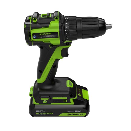 Купить Дрель-шуруповерт Greenworks DD345 24V  9305489. Характеристики, отзывы и цены в Донецке