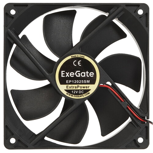 Купить Вентилятор ExeGate ExtraPower EP12025SM [EX283395RUS] черный  5354915. Характеристики, отзывы и цены в Донецке