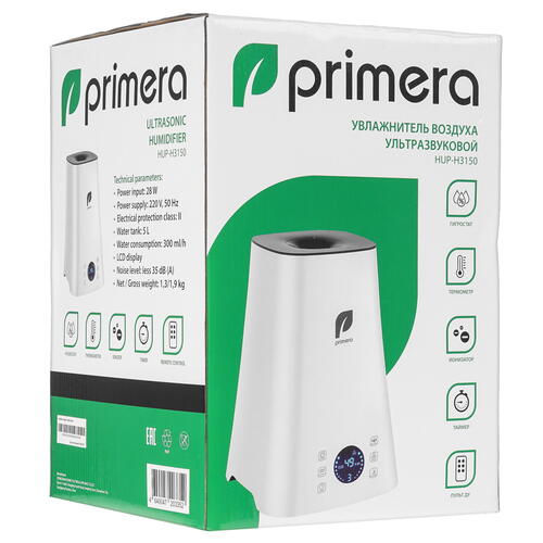 Купить Увлажнитель воздуха Primera HUP-H3150  5352605. Характеристики, отзывы и цены в Донецке
