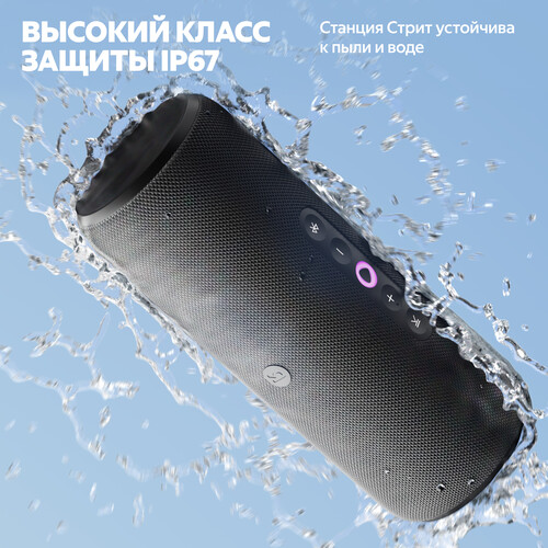 Купить Умная портативная колонка Яндекс Станция Стрит, черный  5626374. Характеристики, отзывы и цены в Донецке