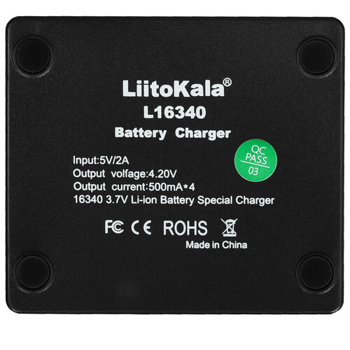 Купить Зарядное устройство LiitoKala Lii-16340  9212364. Характеристики, отзывы и цены в Донецке