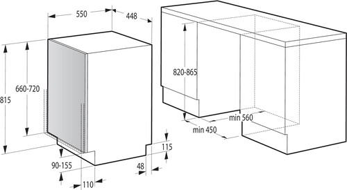 Купить Встраиваемая посудомоечная машина Gorenje GV563E11  9129652. Характеристики, отзывы и цены в Донецке