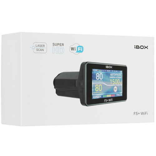 Купить Видеорегистратор с радар-детектором iBOX F5 + WiFi  9293147. Характеристики, отзывы и цены в Донецке