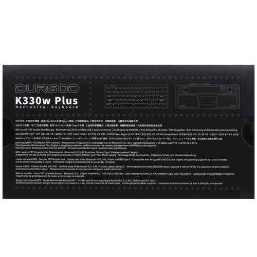 Купить Клавиатура  проводная + беспроводная Durgod K330w Plus Ion Storm  5449867. Характеристики, отзывы и цены в Донецке