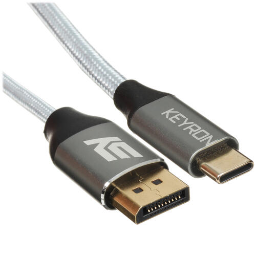 Купить Кабель однонаправленный KEYRON USB-C - DisplayPort, 3 м  5433057. Характеристики, отзывы и цены в Донецке