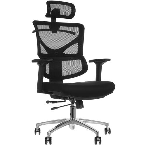 Купить Кресло офисное Evolution Ergo Fabric черный  5054882. Характеристики, отзывы и цены в Донецке