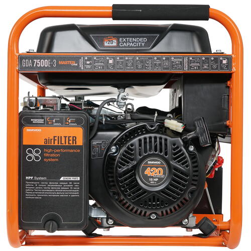Купить Электрогенератор   бензиновый Daewoo GDA 7500E-3  1133332. Характеристики, отзывы и цены в Донецке