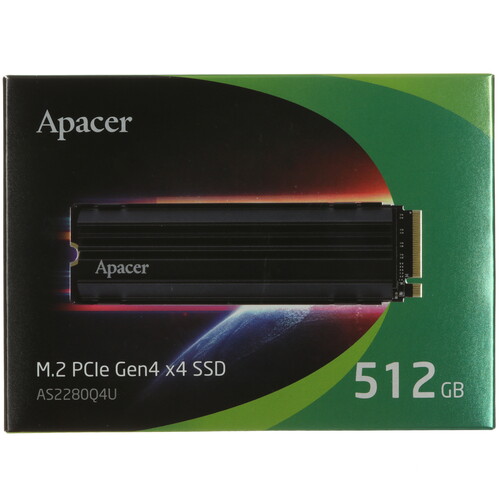 Купить 512 ГБ M.2 NVMe накопитель Apacer AS2280Q4U  5453667. Характеристики, отзывы и цены в Донецке