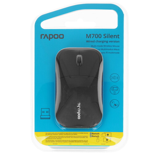 Купить Мышь беспроводная RAPOO M700  9125984. Характеристики, отзывы и цены в Донецке