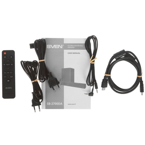 Купить Саундбар SVEN SB-2700DA черный  9309288. Характеристики, отзывы и цены в Донецке
