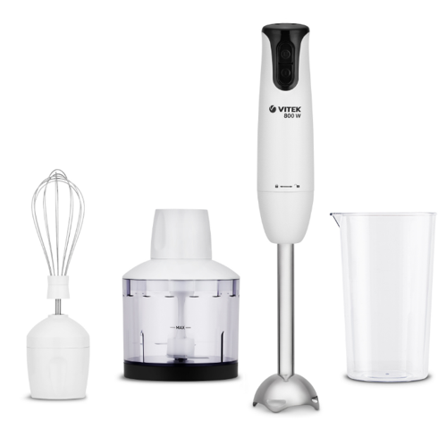 Купить Блендер погружной Vitek VT-3412 (W) белый  5354336. Характеристики, отзывы и цены в Донецке