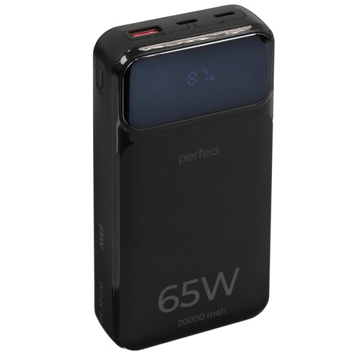 Купить Портативный аккумулятор PERFEO Laptop 65 черный  9172520. Характеристики, отзывы и цены в Донецке