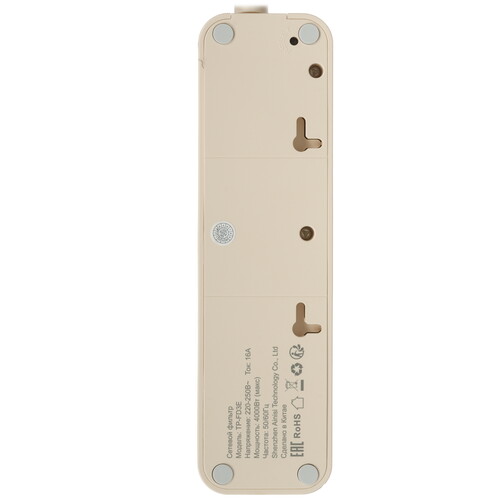 Купить Сетевой фильтр AGNI TP-FD3E бежевый  9289344. Характеристики, отзывы и цены в Донецке