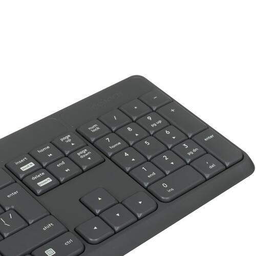 Купить Клавиатура+мышь беспроводная   Logitech MK235 серый  5464668. Характеристики, отзывы и цены в Донецке