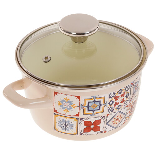 Купить Кастрюля METROT Порто 380878 1.9 л 16 см белый  9211034. Характеристики, отзывы и цены в Донецке