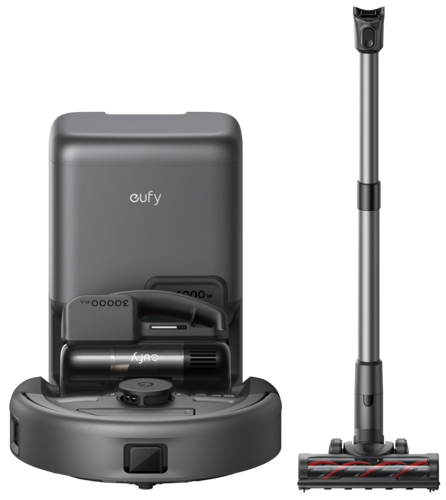 Купить Робот-/вертикальный пылесос Eufy E20 3-in-1 черный  5636988. Характеристики, отзывы и цены в Донецке