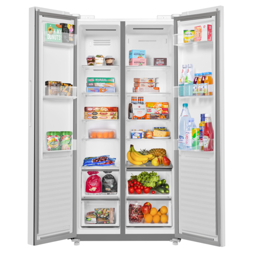 Купить Холодильник Side by Side   MAUNFELD MFF191NFPW белый  9240312. Характеристики, отзывы и цены в Донецке