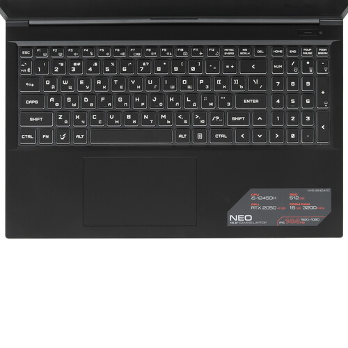 Купить 15.6" Ноутбук ARDOR GAMING NEO N15-I5ND410 черный  9126366. Характеристики, отзывы и цены в Донецке