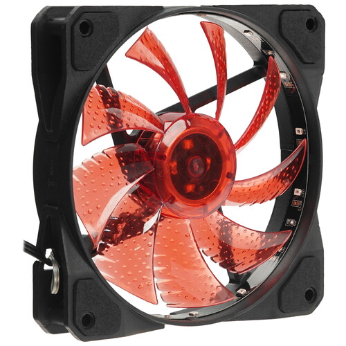 Купить Вентилятор Digma DFAN-LED-RED  черный  5615532. Характеристики, отзывы и цены в Донецке