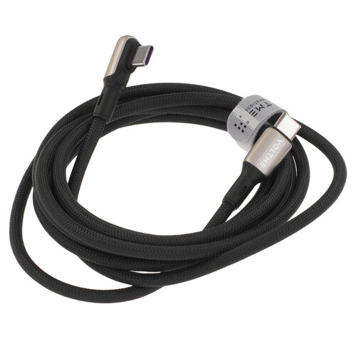 Купить Кабель круглый VOLTME USB Type-C - USB Type-C черный 2 м  9210887. Характеристики, отзывы и цены в Донецке