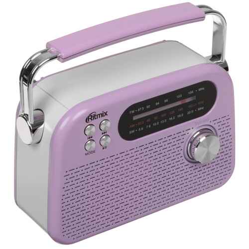 Купить Радиоприемник Ritmix RPR-045 сиреневый  9282251. Характеристики, отзывы и цены в Донецке