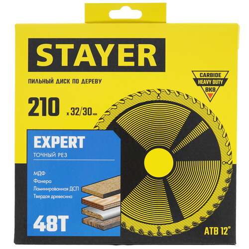 Купить Диск пильный STAYER 3682-210-32-48_z01  9123047. Характеристики, отзывы и цены в Донецке
