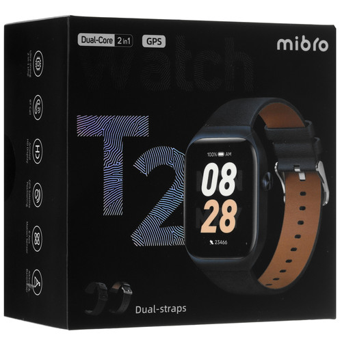 Купить Смарт-часы Mibro Watch T2 + доп. ремешок  5489993. Характеристики, отзывы и цены в Донецке