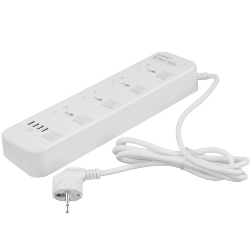 Купить Сетевой фильтр Perfeo LD_B4610 LDNIO SC4408 белый  9172522. Характеристики, отзывы и цены в Донецке