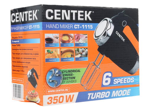 Купить Миксер Centek CT-1115 черный  1114123. Характеристики, отзывы и цены в Донецке