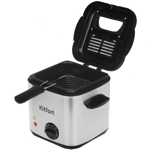Купить Фритюрница Kitfort КТ-6541 серый  9311839. Характеристики, отзывы и цены в Донецке