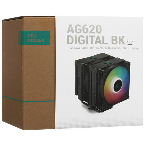 Купить Кулер для процессора DEEPCOOL AG620 DIGITAL BK ARGB  5435928. Характеристики, отзывы и цены в Донецке