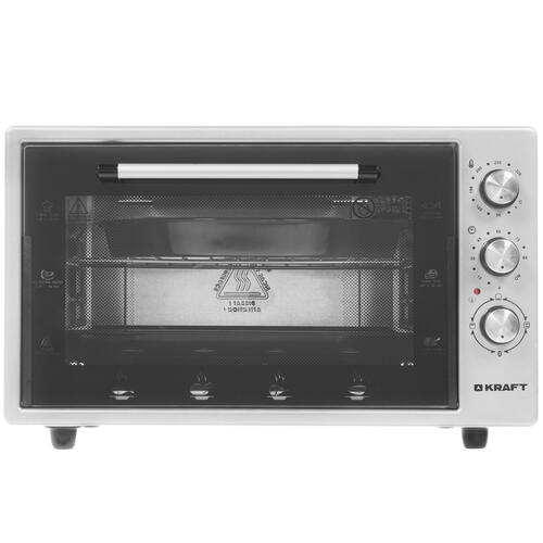 Купить Мини-печь Kraft KF-MO 4500 GR серебристый  8192481. Характеристики, отзывы и цены в Донецке