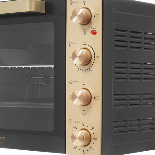 Купить Мини-печь Kraft Technology TCH-MO 6011 RKGL черный  8199698. Характеристики, отзывы и цены в Донецке