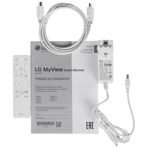 Купить 31.5" Смарт-монитор LG MyView 32SR50F-W белый  5452849. Характеристики, отзывы и цены в Донецке