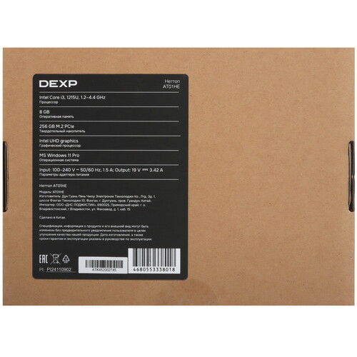 Купить Мини ПК DEXP Atlas AT01HE  9218270. Характеристики, отзывы и цены в Донецке