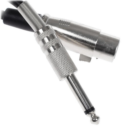 Купить Кабель DEXP 6.3 mm jack mono - XLR черный  1078308. Характеристики, отзывы и цены в Донецке